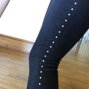 Rag n Bone Black Studded Jeans